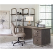 Modern Mood Executive Wood Desk in Brown by Hooker Furniture