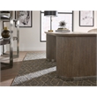 Modern Mood Executive Wood Desk in Brown by Hooker Furniture