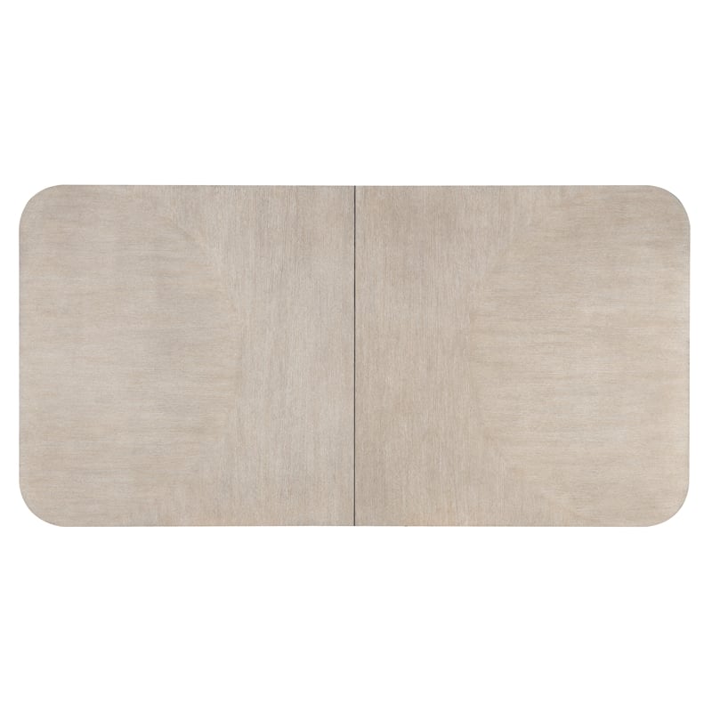 Modern Mood Wood Leg Dining Table w/ 24in leaf in Natural by Hooker Furniture