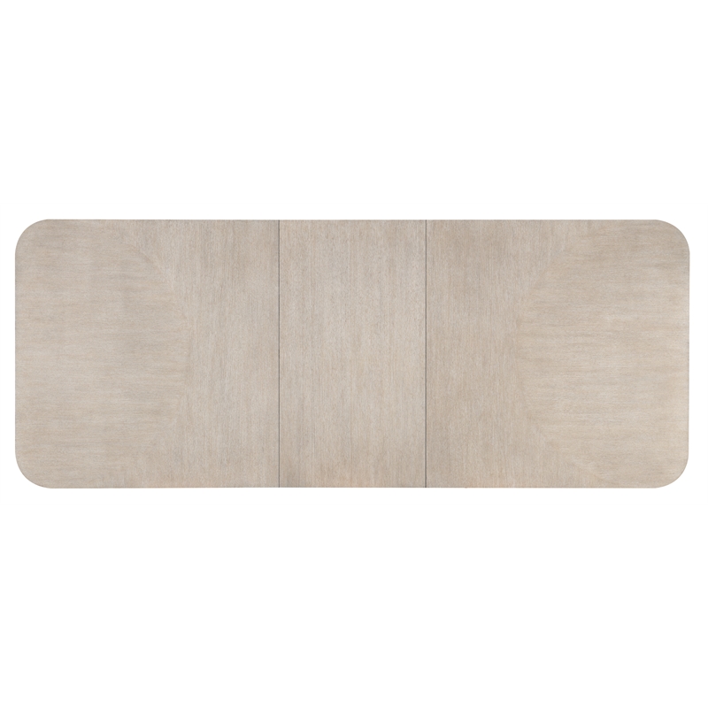 Modern Mood Wood Leg Dining Table w/ 24in leaf in Natural by Hooker Furniture