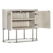Modern Mood Oval Wood Nightstand in Natural by Hooker Furniture