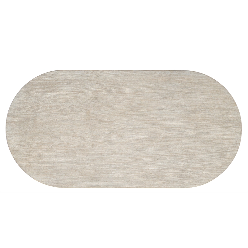 Modern Mood Oval Wood Nightstand in Natural by Hooker Furniture