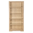 Retreat Wood Framed Etagere with Glass Shelves in Beige by Hooker Furniture