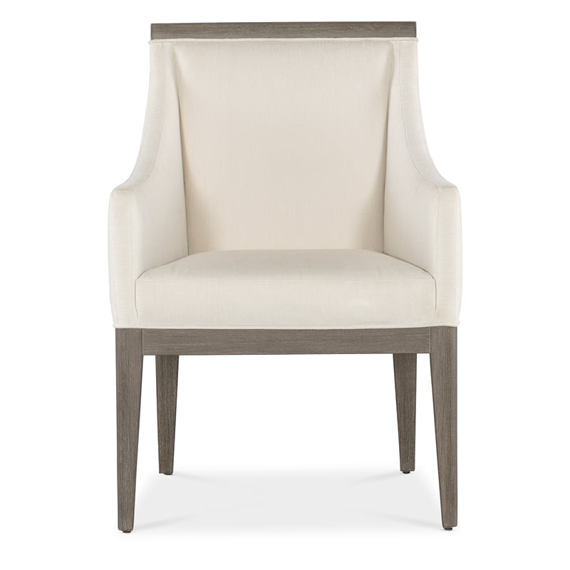 Modern Mood Fabric Upholstered Arm Chair in Brown by Hooker Furniture