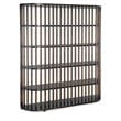 Retreat Slatted Wood Framed Bookcase in Black by Hooker Furniture