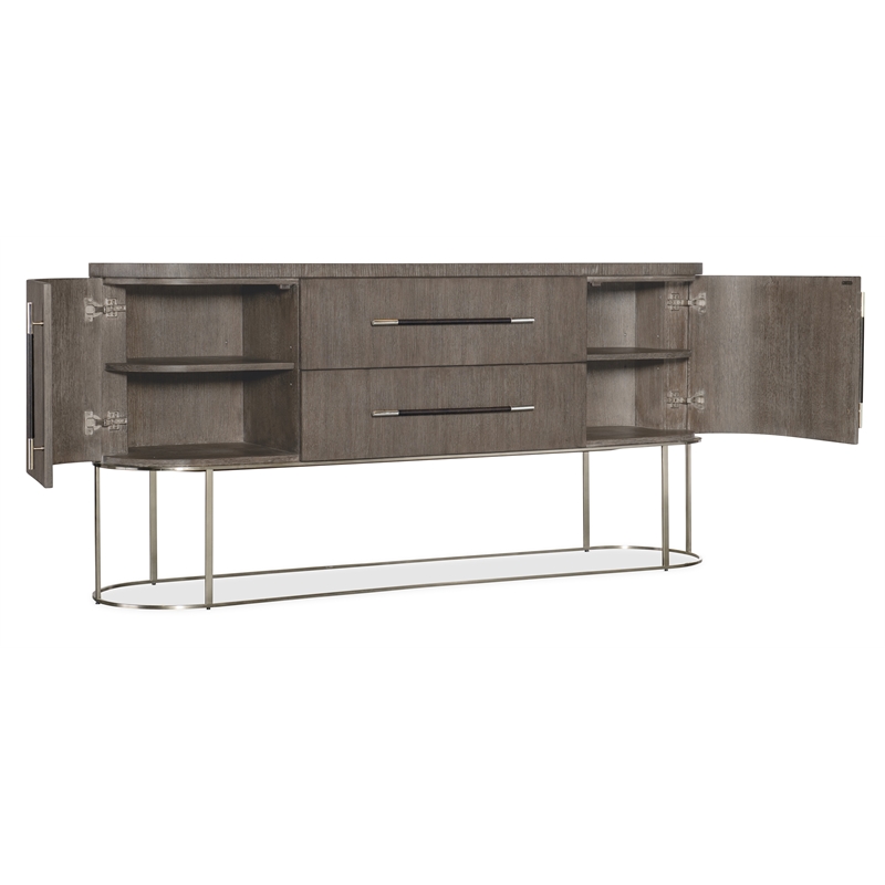 Modern Mood Wood Server in Brown by Hooker Furniture