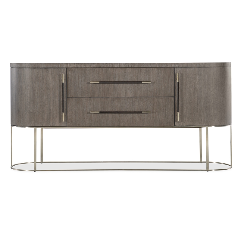 Modern Mood Wood Server in Brown by Hooker Furniture