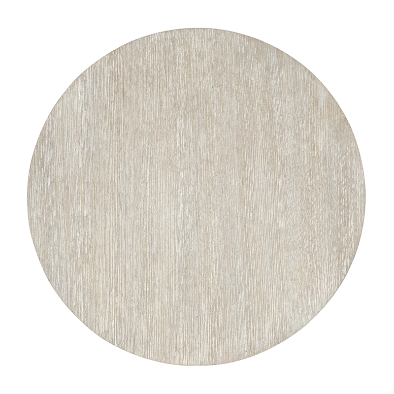 Modern Mood Round Wood Side Table in Natural by Hooker Furniture