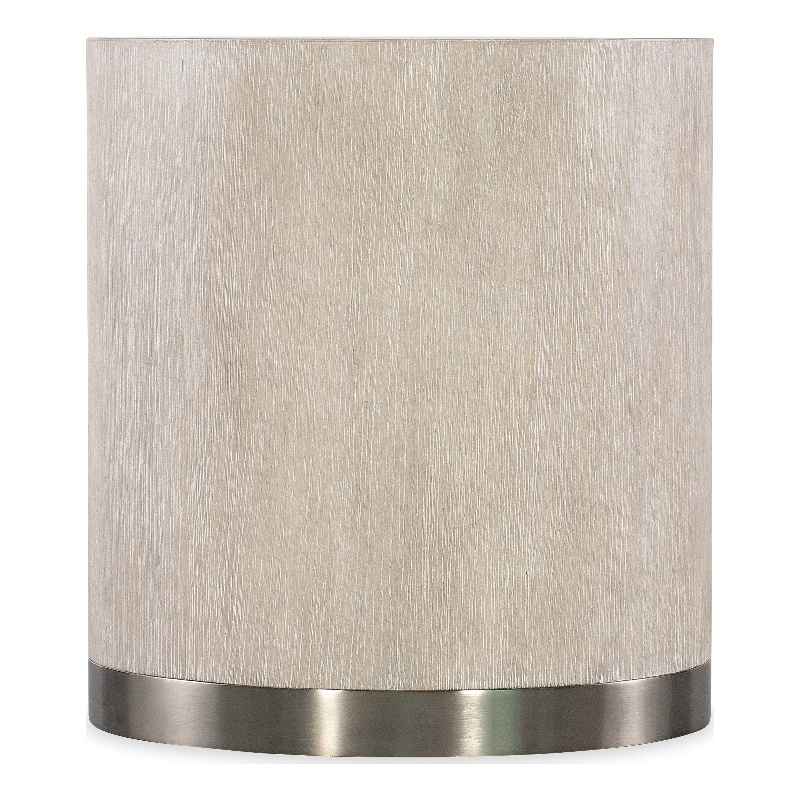 Modern Mood Round Wood End Table in Natural by Hooker Furniture