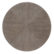 Modern Mood Round Wood End Table in Brown by Hooker Furniture