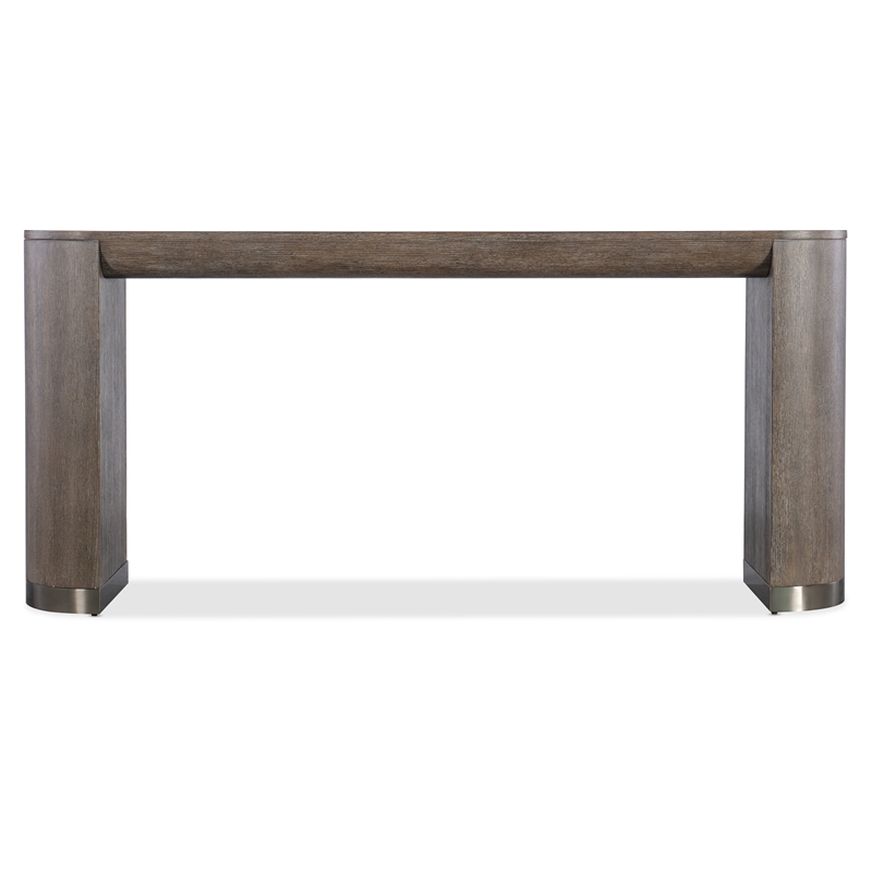 Modern Mood Wood Console Table in Brown by Hooker Furniture