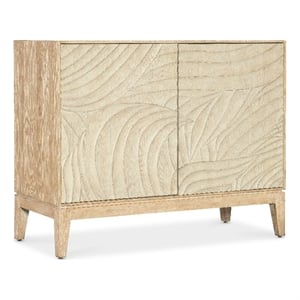 Retreat Carved Wood Nightstand in Beige by Hooker Furniture