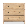 Retreat Wood Pole Rattan Nightstand in Beige by Hooker Furniture