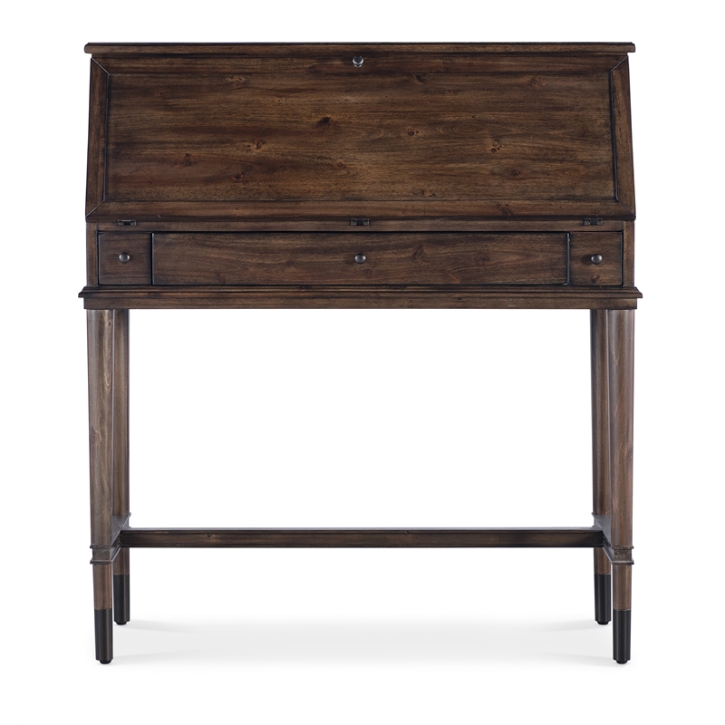 Commerce and Market Secretariat Wood Secretary Desk in Brown by Hooker Furniture