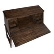Commerce and Market Secretariat Wood Secretary Desk in Brown by Hooker Furniture