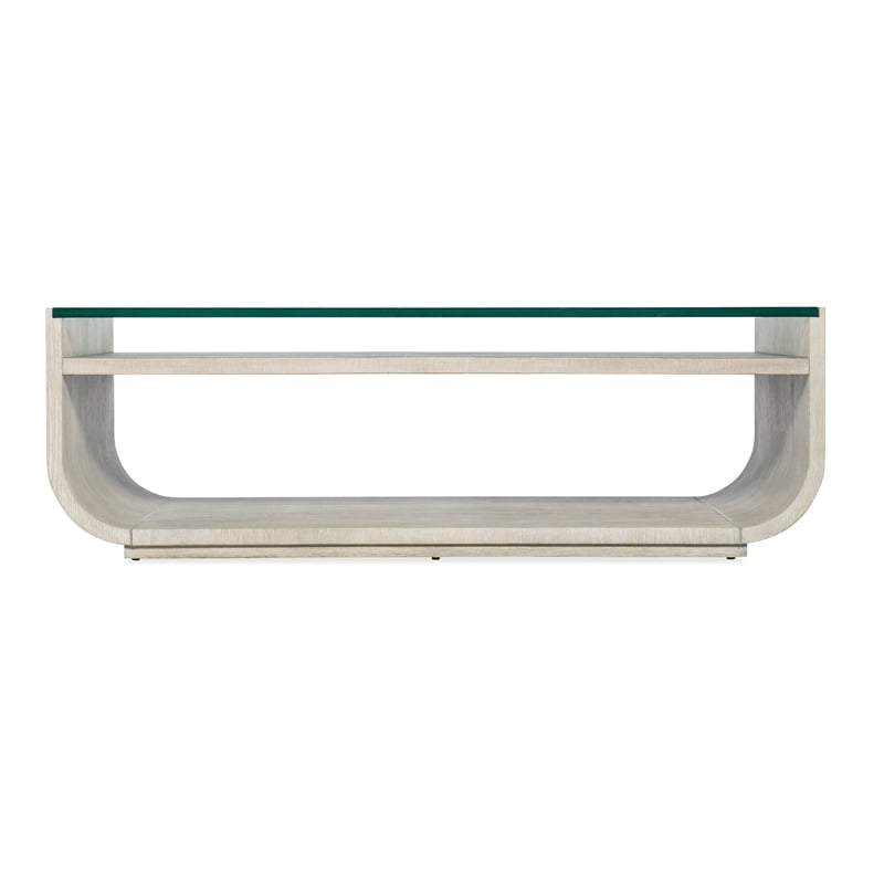 Modern Mood Rectangle Wood Cocktail Table in Natural by Hooker Furniture