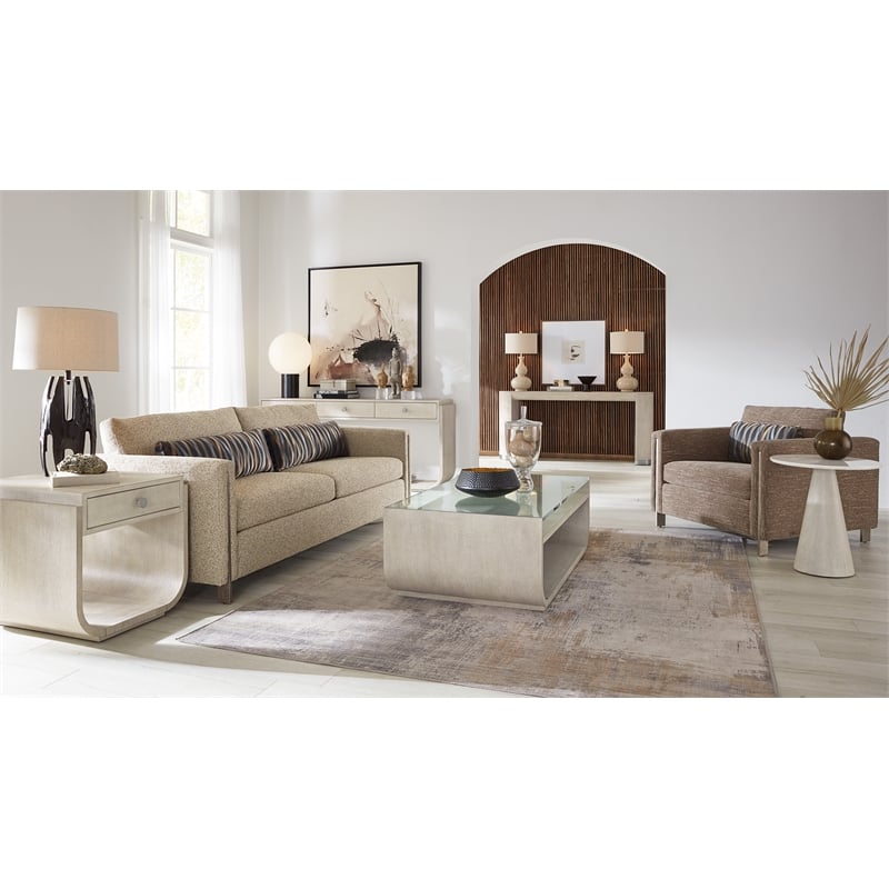 Modern Mood Rectangle Wood Cocktail Table in Natural by Hooker Furniture