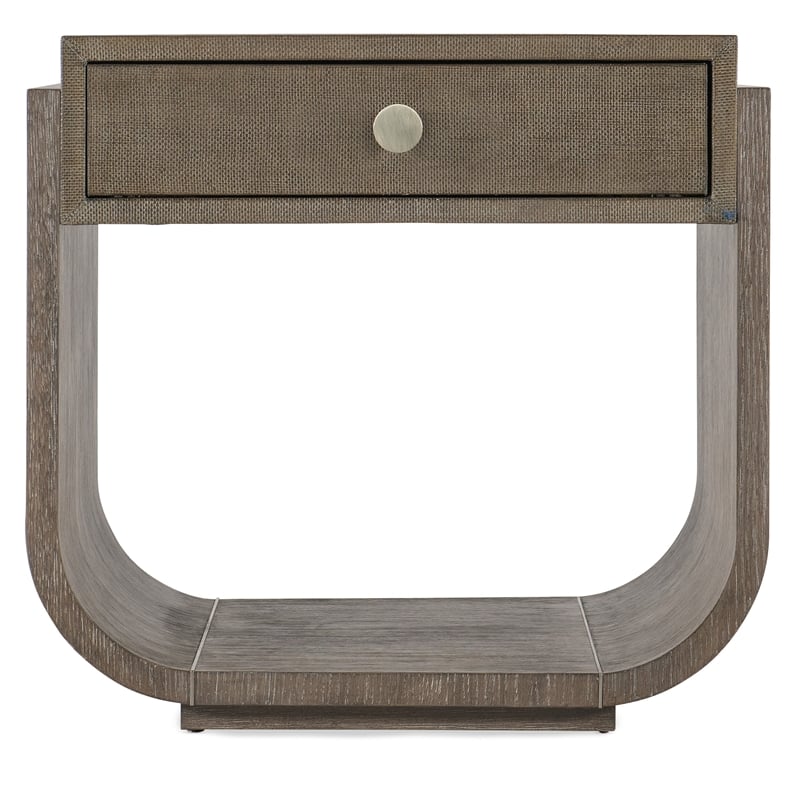 Modern Mood Rectangle Wood End Table in Brown by Hooker Furniture