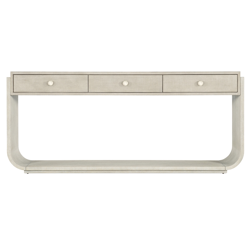 Modern Mood Wood Console Table in Natural by Hooker Furniture