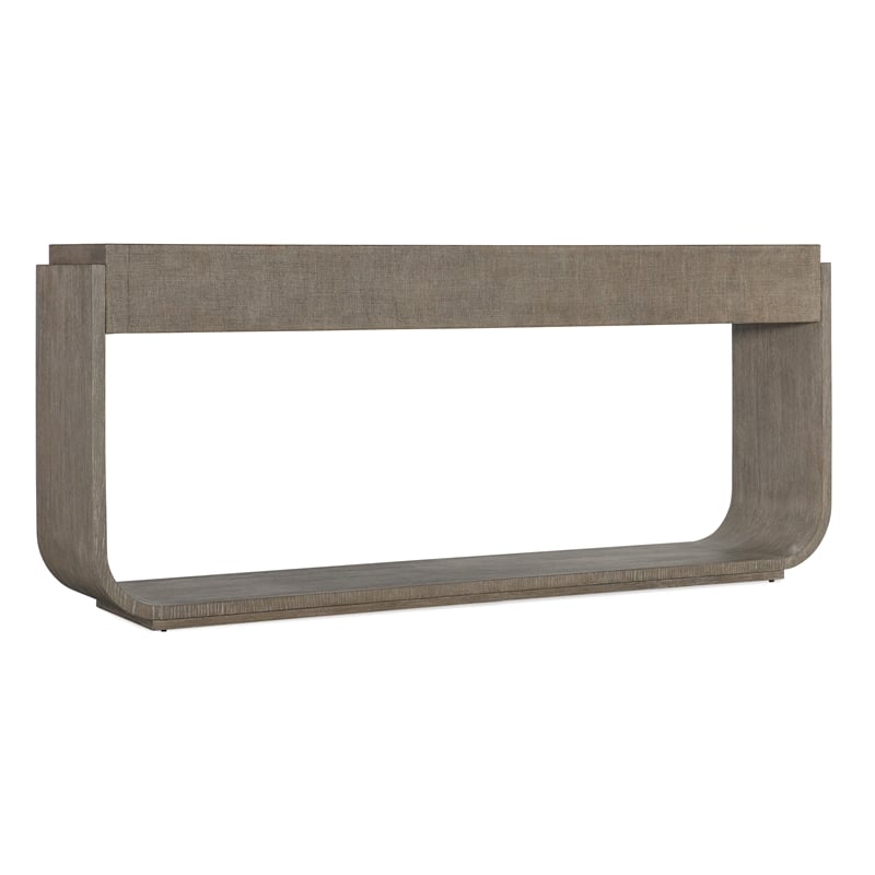 Modern Mood Wood Console Table in Brown by Hooker Furniture