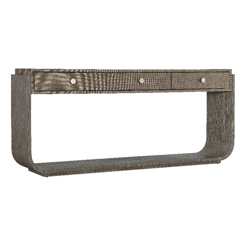 Modern Mood Wood Console Table in Brown by Hooker Furniture