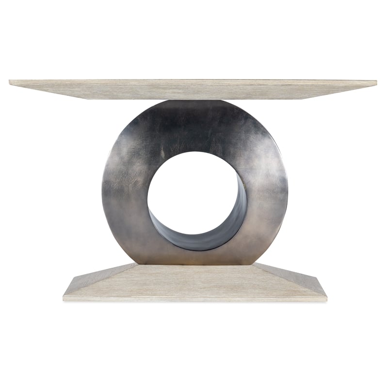 Modern Mood Wood Accent Console in Natural by Hooker Furniture