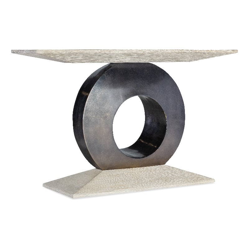Modern Mood Wood Accent Console in Natural by Hooker Furniture