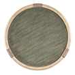 Retreat Raffia Wood End Table in Beige by Hooker Furniture