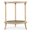 Retreat Raffia Wood End Table in Beige by Hooker Furniture