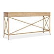 Retreat Pole Rattan Wood Console in Beige by Hooker Furniture