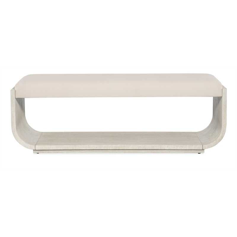Modern Mood Fabric Seat Bed Bench in Natural by Hooker Furniture