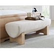Retreat Fabric Upholstered Bed Bench in Dune Beige Finish by Hooker Furniture