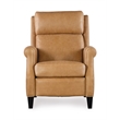 Hooker Furniture Hurley Leather Power Recliner with Power Headrest in Brown