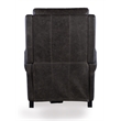 Hooker Furniture Hurley Leather Power Recliner with Power Headrest in Gray