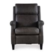 Hooker Furniture Hurley Leather Power Recliner with Power Headrest in Gray