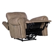 Duncan Hooker Furniture Power Leather Recliner w/ Power Headrest in Brown