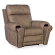 Duncan Hooker Furniture Power Leather Recliner w/ Power Headrest in Brown