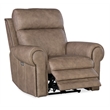 Duncan Hooker Furniture Power Leather Recliner w/ Power Headrest in Brown