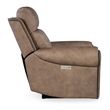 Duncan Hooker Furniture Power Leather Recliner w/ Power Headrest in Brown