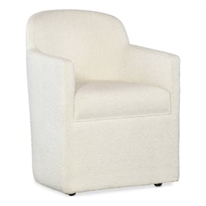 hooker furniture commerce and market izabela fabric arm chair in white