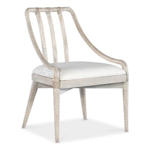 Hooker Furniture Commerce and Market Wood Framed Seaside Chair in Natural
