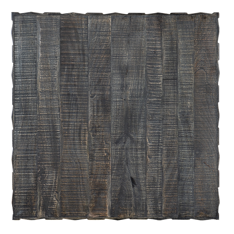 Hooker Furniture Commerce and Market Chiseling Wood Cocktail Table in Black