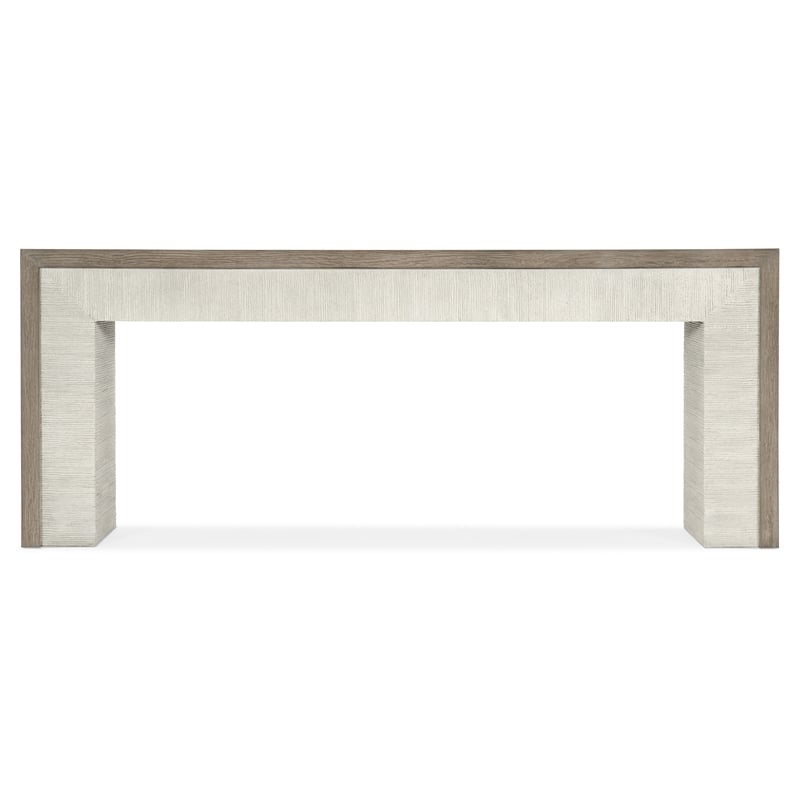 Serenity Skipper Console Table in Gray & White Wood Finish by Hooker Furniture