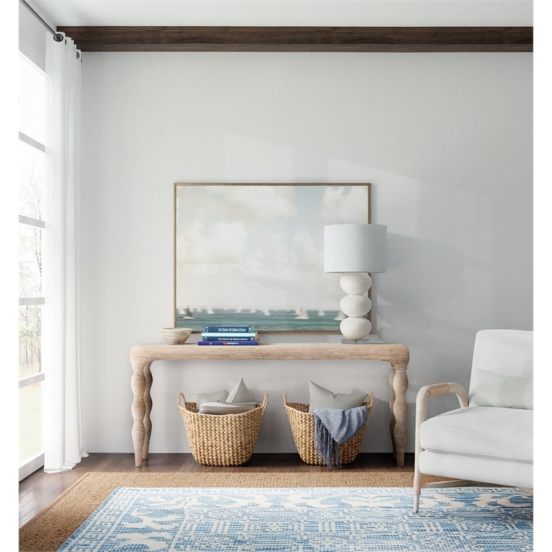 Serenity Bahari Console Table in Light Brown Wood Finish by Hooker Furniture