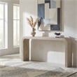 Commerce & Market Delta Console Table in Light Brown Wood by Hooker Furniture