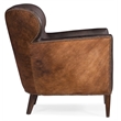 Kato Leather Club Chair in Dark Brown Leather by Hooker Furniture