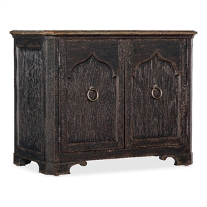 Americana Two-Door Wood Nightstand in Black by Hooker Furniture
