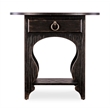 Americana One-Drawer Oval Wood Nightstand in Black by Hooker Furniture
