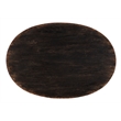 Americana One-Drawer Oval Wood Nightstand in Black by Hooker Furniture