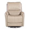 Soiree Zero Gravity Leather Swivel w/Power Headrest in Beige by Hooker Furniture